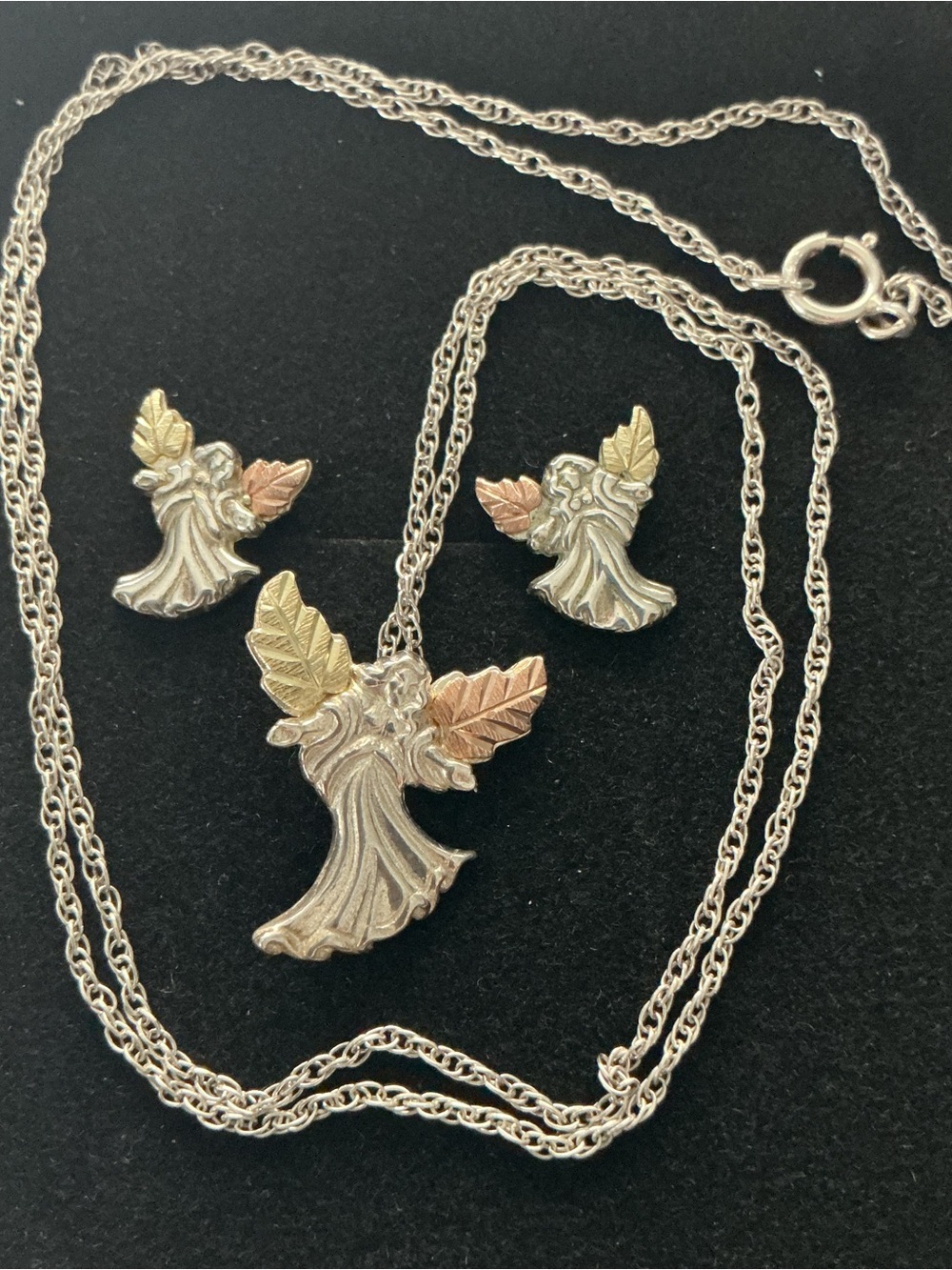 Black Hills Gold 925 Angel with 12K Wings